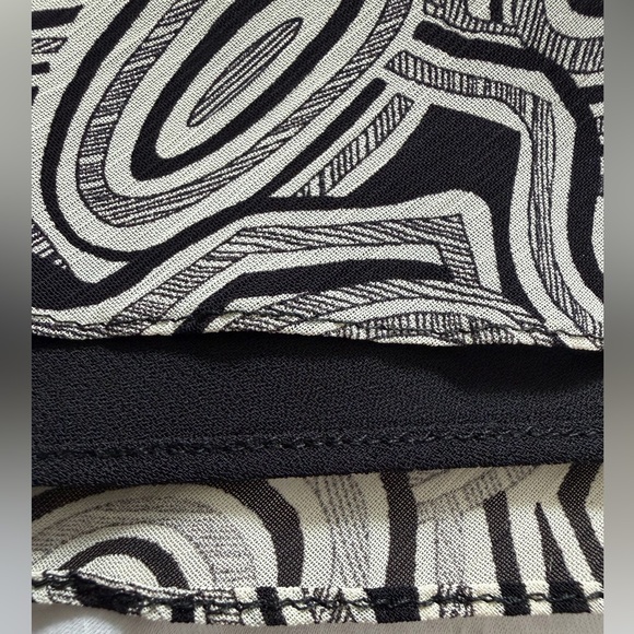 Charter Club Black and White Swirl A-Line Maxi Skirt - Picture 8 of 8